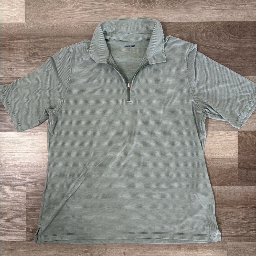 Women’s Lands' End Sage Polo Shirt for